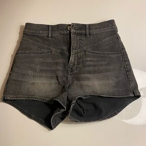 Express black wash extreme high rise